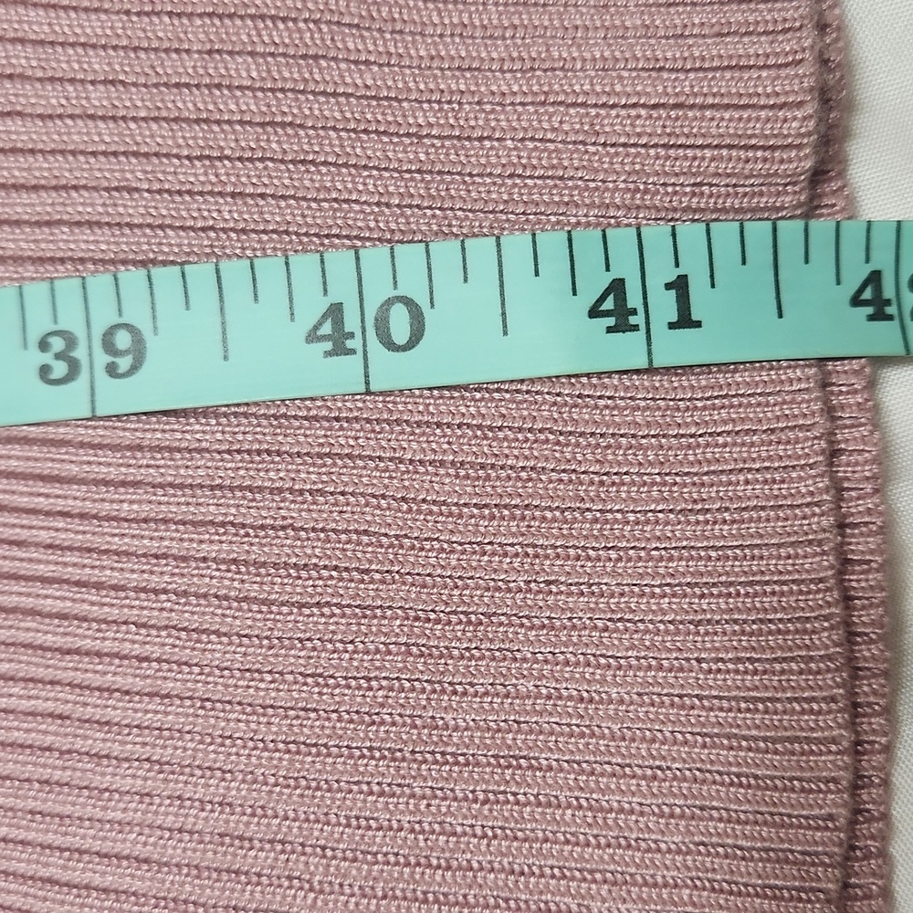 NWT Pink Ribbed Barbiecore Bodycon Midi Size XL Juniors/Women's Large 12-14 - Picture 16 of 16